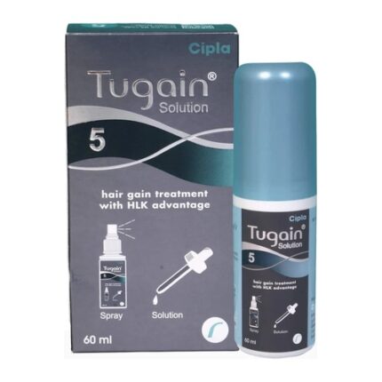 ツゲイン5%（ミノキシジル外用薬）の箱とボトル
